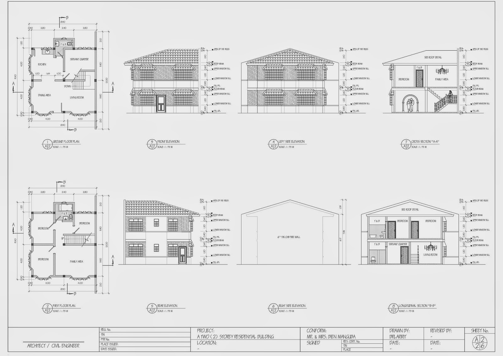TECHNICAL INFORMATIONS FOR ARCHITECTURAL AND INDUSTRIAL RELATED WORKS HOUSE PLAN PHILIPPINES