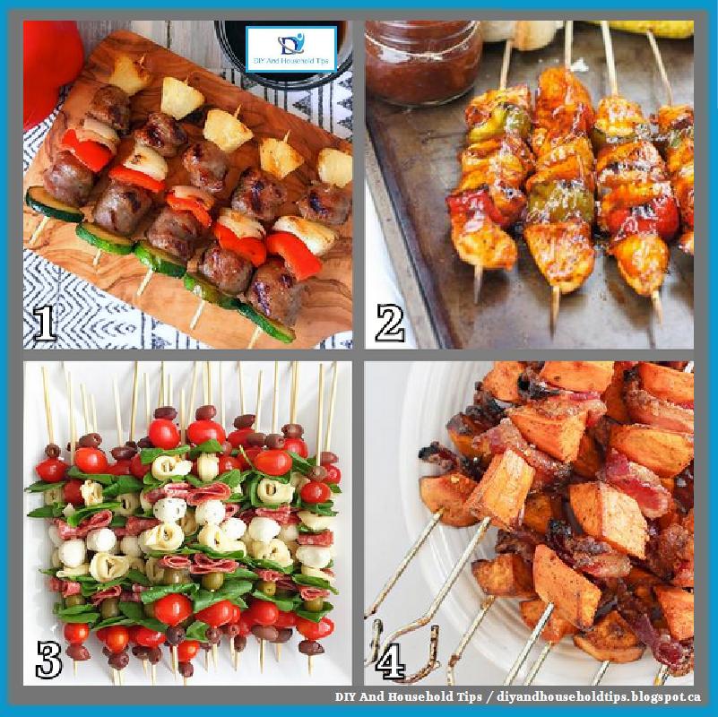 DIY And Household Tips 4 Appetizers On A Stick