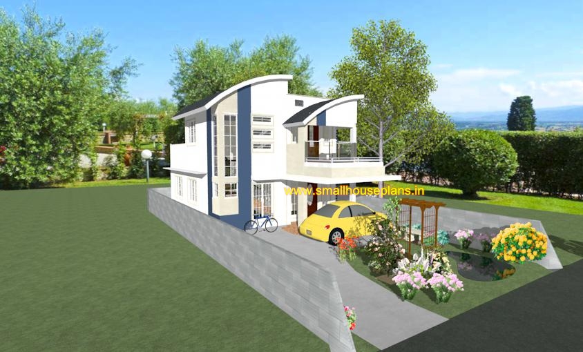 Super Space Saver Small House Plan of 1000 Square Feet Area Super Space Saver Small House Plan of 1000 Square Feet Area