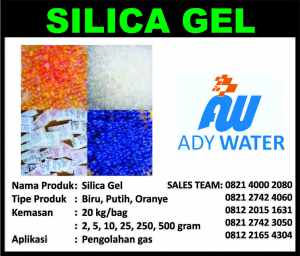 Ady Water Jual Silica Gel Biru, Oranye, Putih Murah | Grosir Silica Gel Jakarta