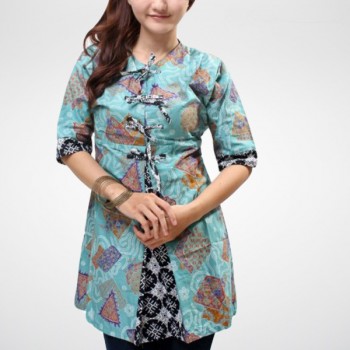 Pakaian Baju Model  Pakaian Kemeja  Batik Wanita  Terbaru 