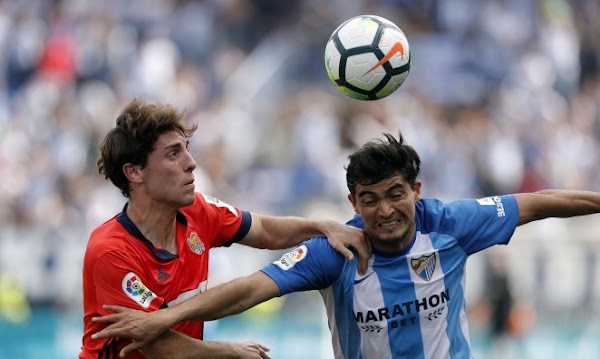 Málaga, Chory Castro sufre una lesión en el bíceps femoral de la pierna izquierda