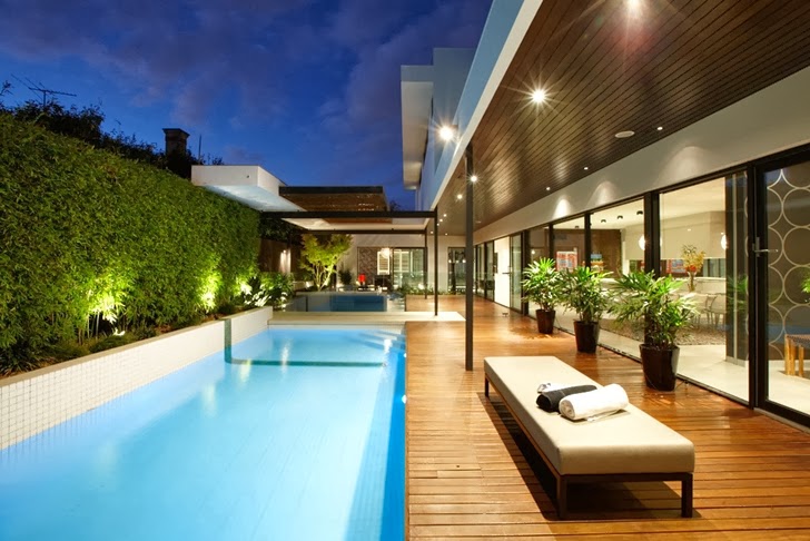 World of Architecture: Beautiful Modern Backyard by Cos Design World of Architecture: Beautiful Modern Backyard by Cos Design on Modern Backyard Ideas With Pool id=24314