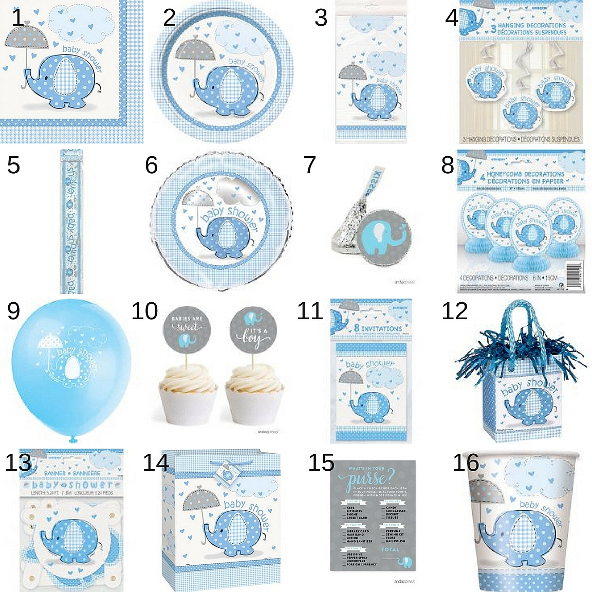 Southern Blue Celebrations BOY BABY SHOWER PARTY SUPPLIES