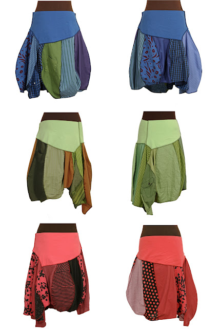 upcycled skirts from secret lentil clothing