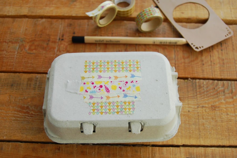 Tutorial caja de huevos para Pascua