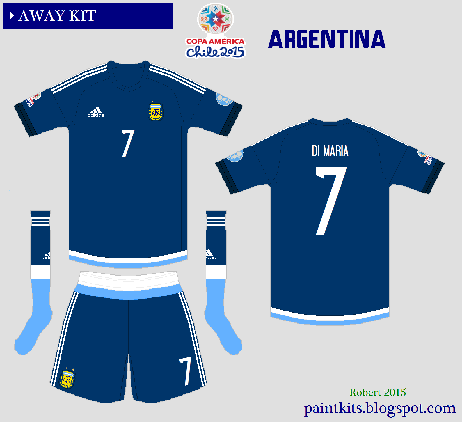 Paint Kits: Selección de Argentina 2015