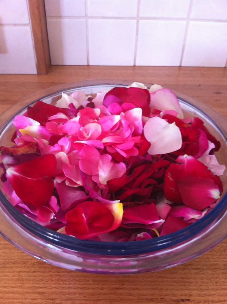 chrisartist Rose petal vinegar