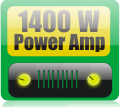1400W audio power amplifier