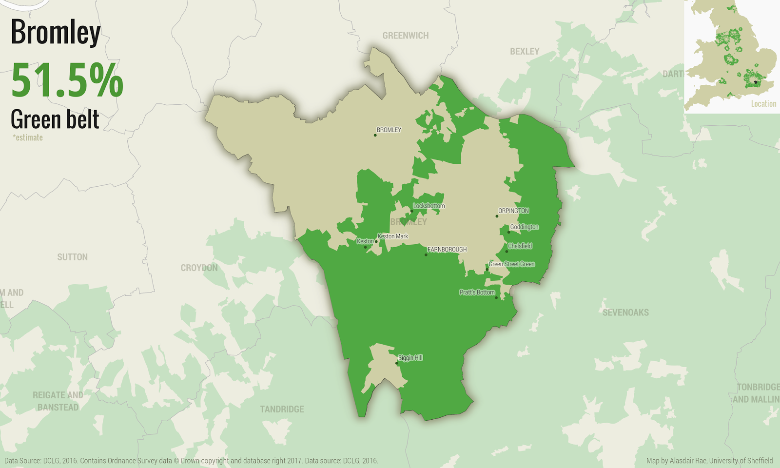 Stats, Maps n Pix English Green Belt Atlas, Version 3