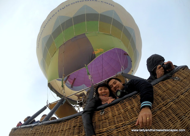 Ed and Lady Hot Air Balloon ride