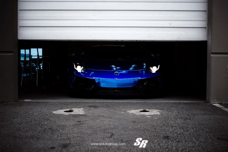 Modified Cars Modified Electric Blue Aventador