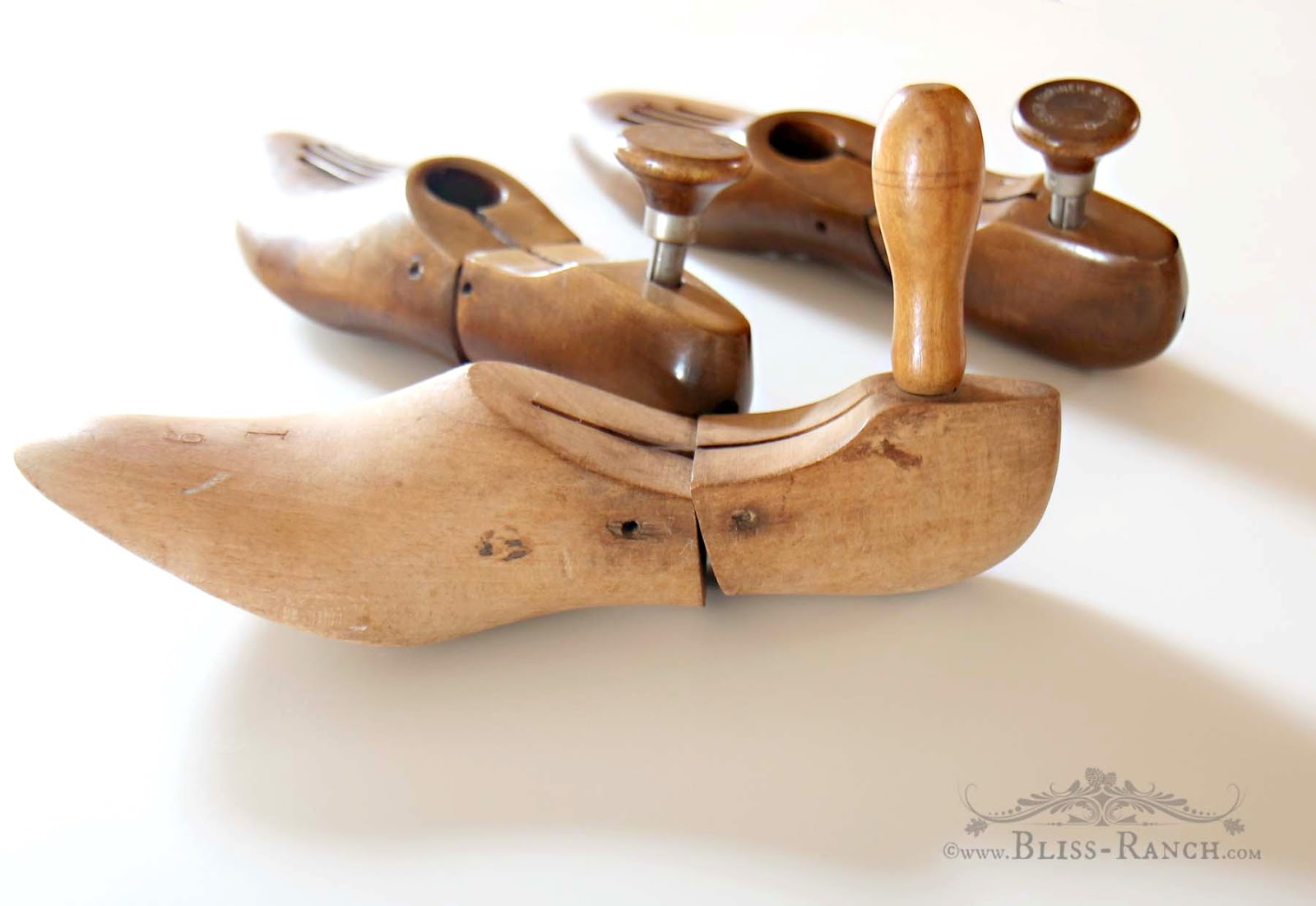 Bliss Ranch Vintage Shoe Lasts Thrift Store Decor April