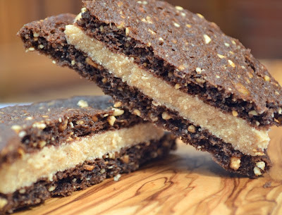 Anush Lini: Peanut Butter Chocolate Sandwich Cookies