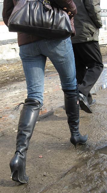 Jeans and Boots: Streetshots, Lookbook, Chictopia - Boots, Boots ...