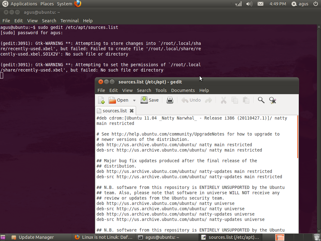 Gedit Linux команда. Gedit убунту. Source list Ubuntu. Меню в gedit.
