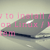 How to install AWS CLI on Linux / Mac operating system