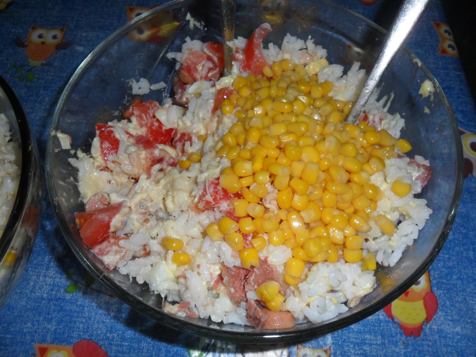 Olive Groves and Doll Knits Savoury Cold Rice Salad