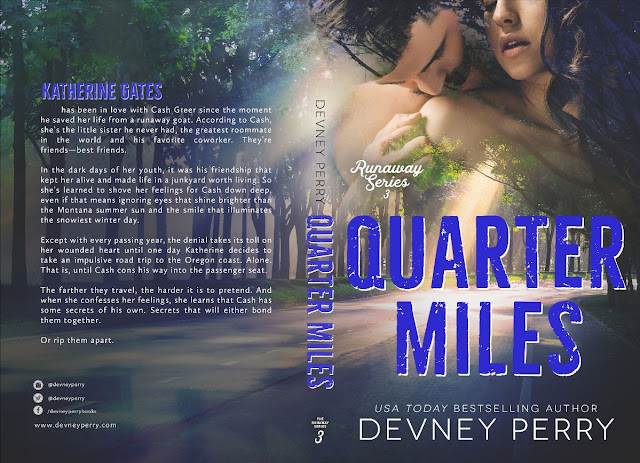 Cover Reveal: Quarter Miles (Runaway #3) by Devney Perry