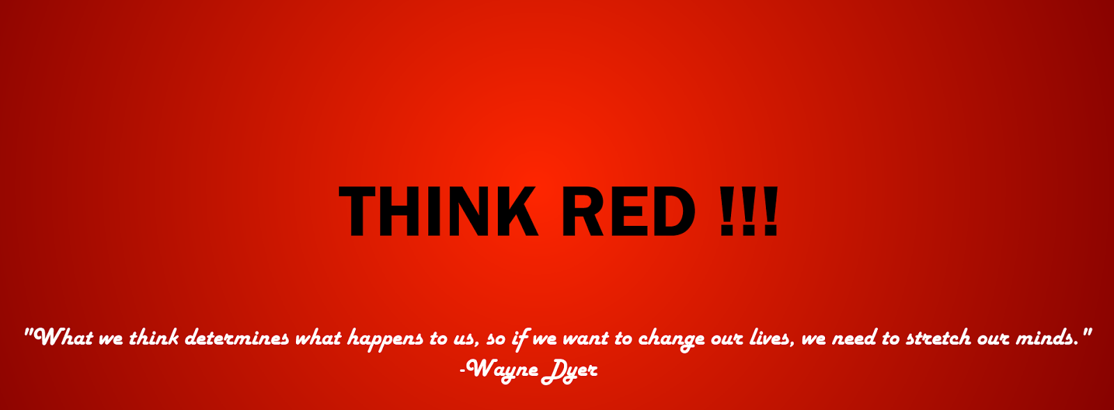 Think Red !!!