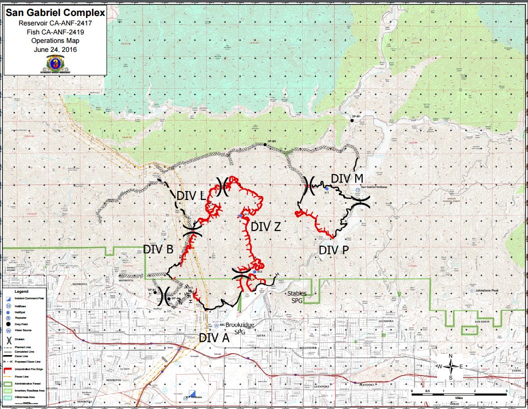 CFN CALIFORNIA FIRE NEWS CAL FIRE NEWS CAANF San Gabriel Complex Vegetation Fire, Los