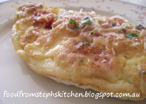 Steph's Kitchen: Two egg omelette