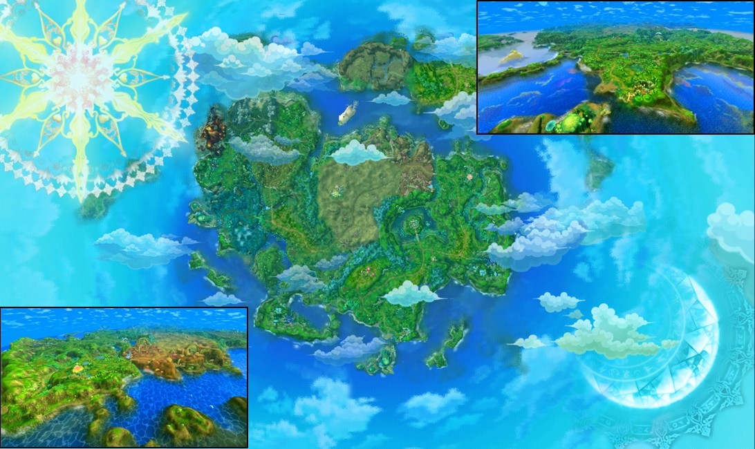 Astral Realm world map