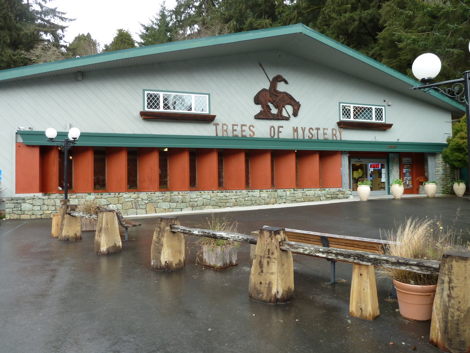 seniors walking across america DAY 46 CRESCENT CITY TREES OF MYSTERY