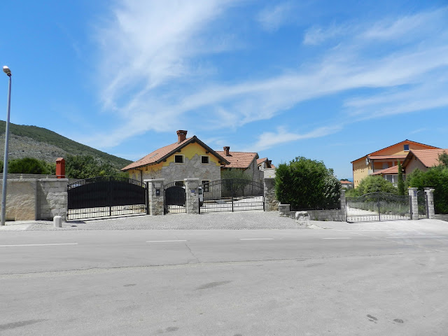 A street view of the front entrance at Comunità Cenacolo, Medjugorje