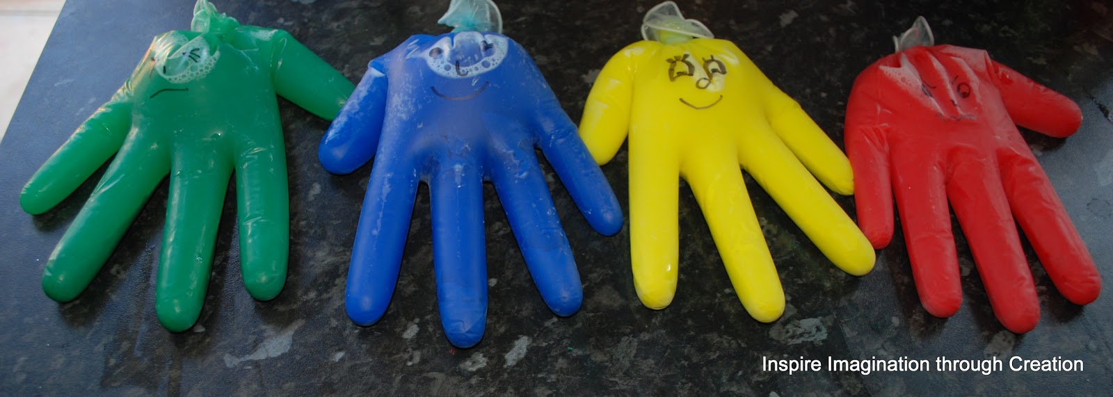 Inspire imagination through creation Glove painting