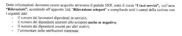 ...il numero dei dipendenti aderenti allo sciopero anche se negativo