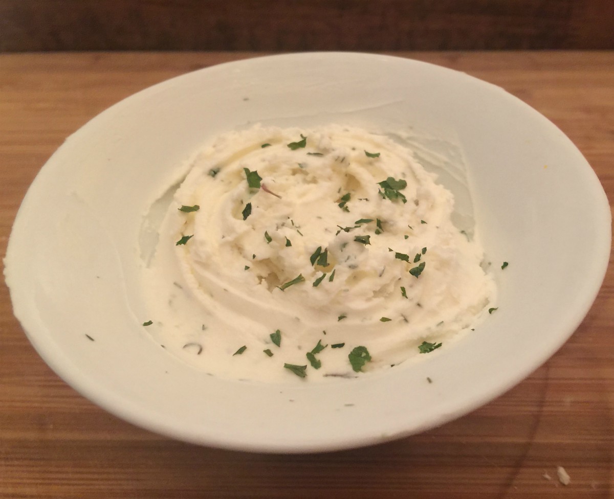 Messy, Beautiful, Fun DIY Garlic & Herb Cream Cheese Spread Recipe