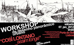 WORKSHOP_Lisbon Panoramas: Sketching wide-angle scenes from far_"COSÌ LONTANO_assim longe"