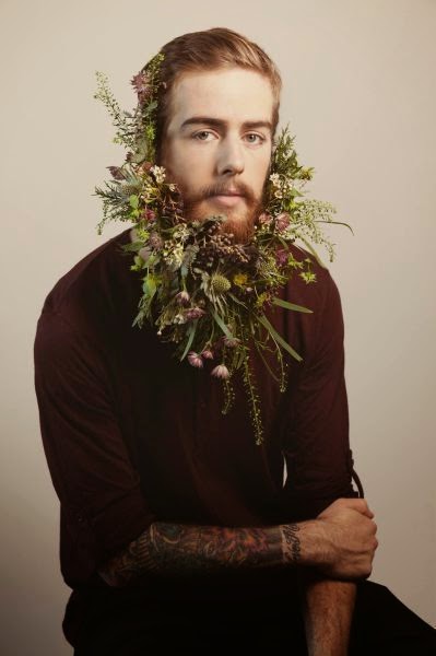 flower beard trend