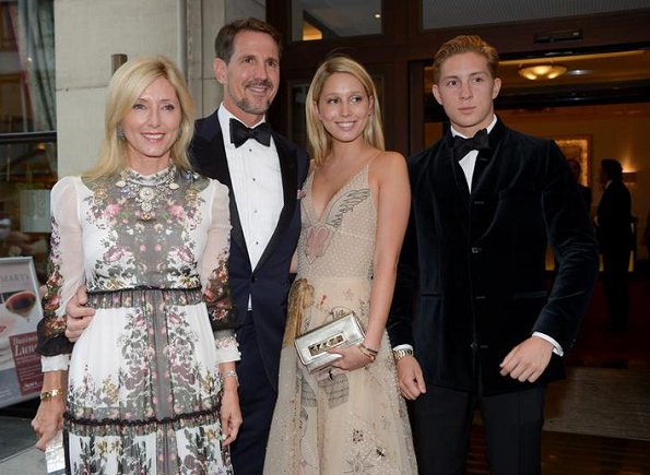 Princess Marie Chantal and Pippa Middleton wore Erdem Kenzie dress. Beatrice Borromeo, Tatiana Santo Domingo, Charlotte Casiraghi, Princess Alexandra, Prince Christian, Alessandra de Osma