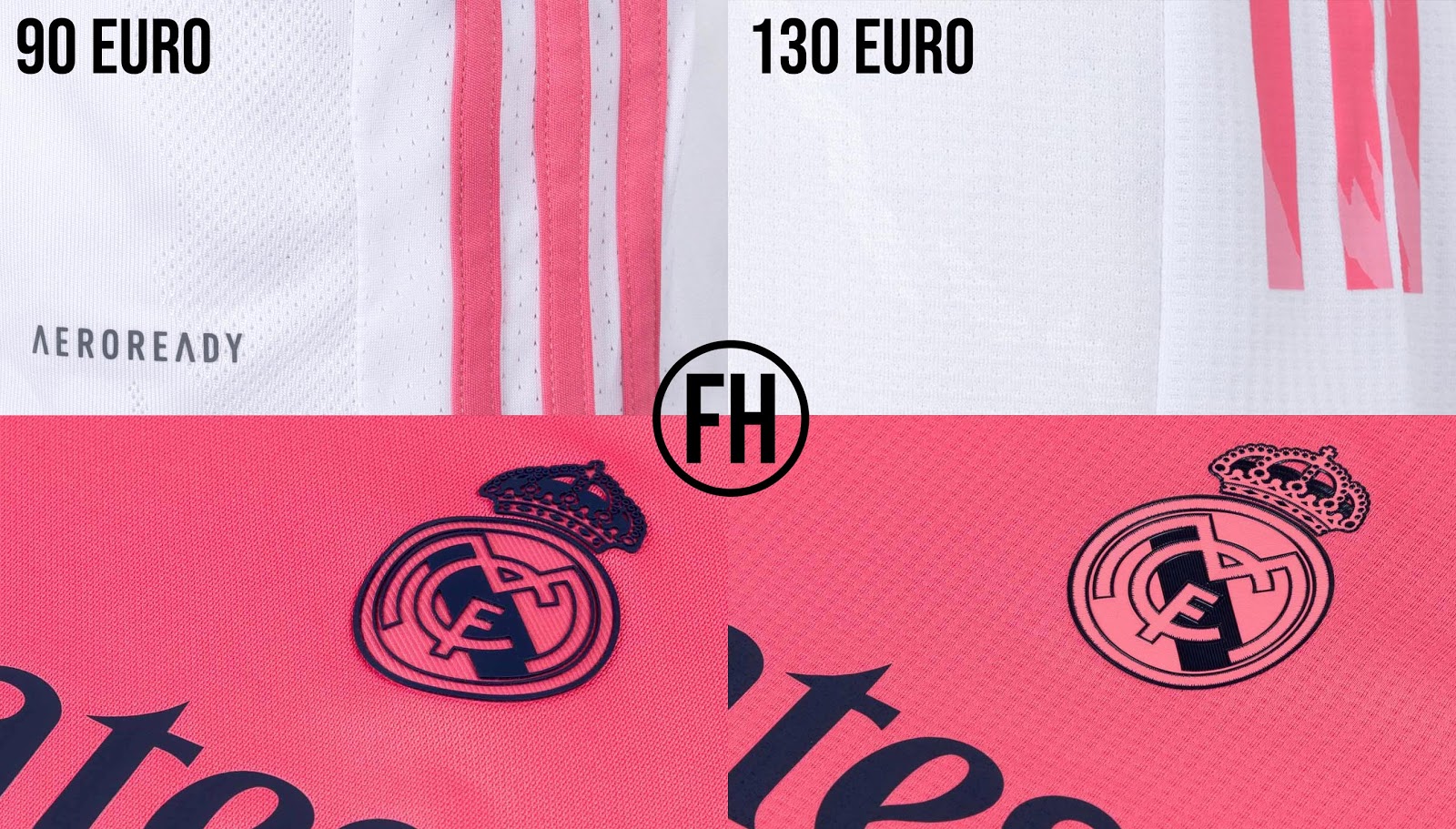 focus Vervolg pijnlijk Adidas Real Madrid 20-21 Authentic vs Replica Kits - One-of-a-Kind  Differences - Footy Headlines