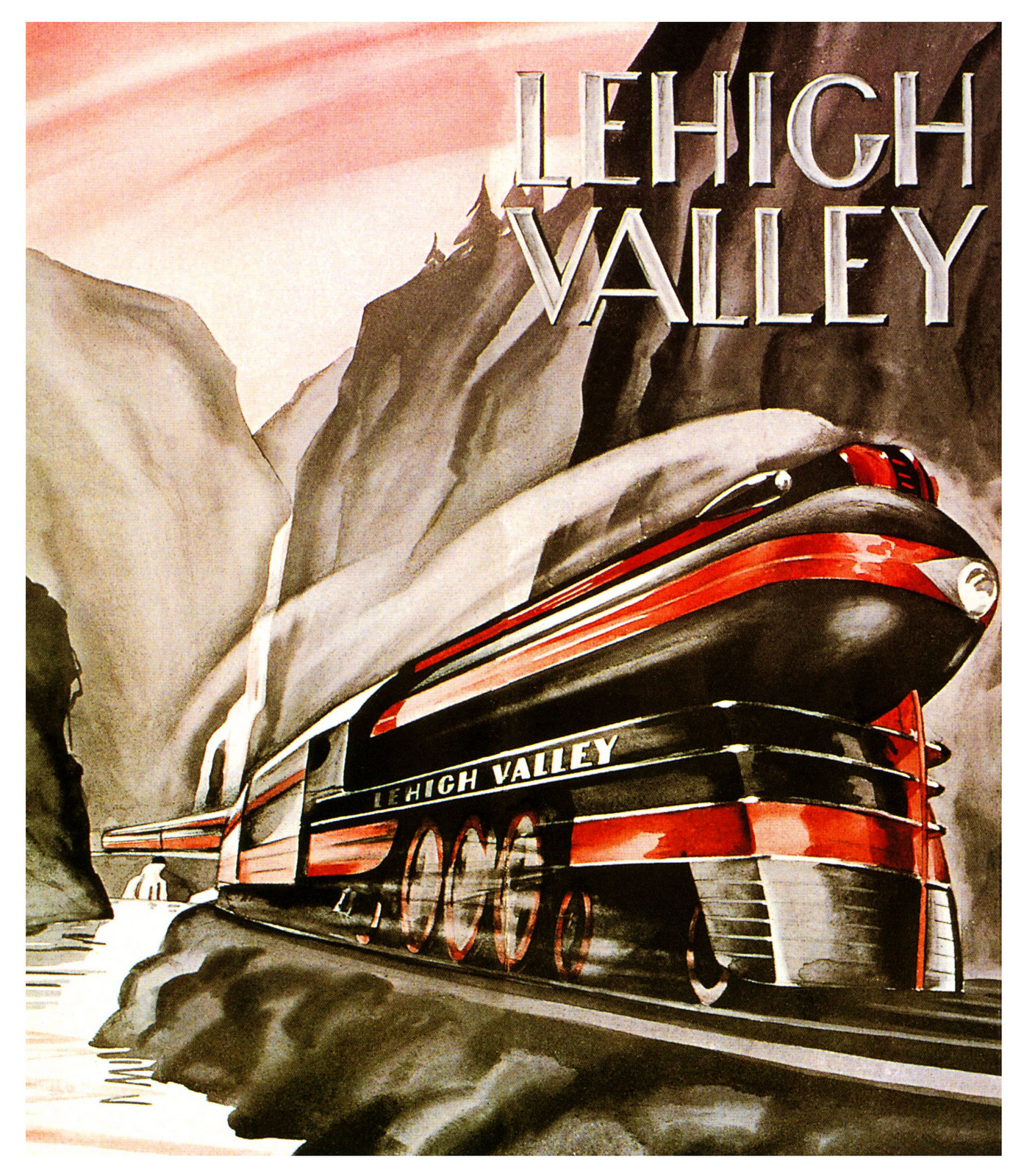 Плакат поезд