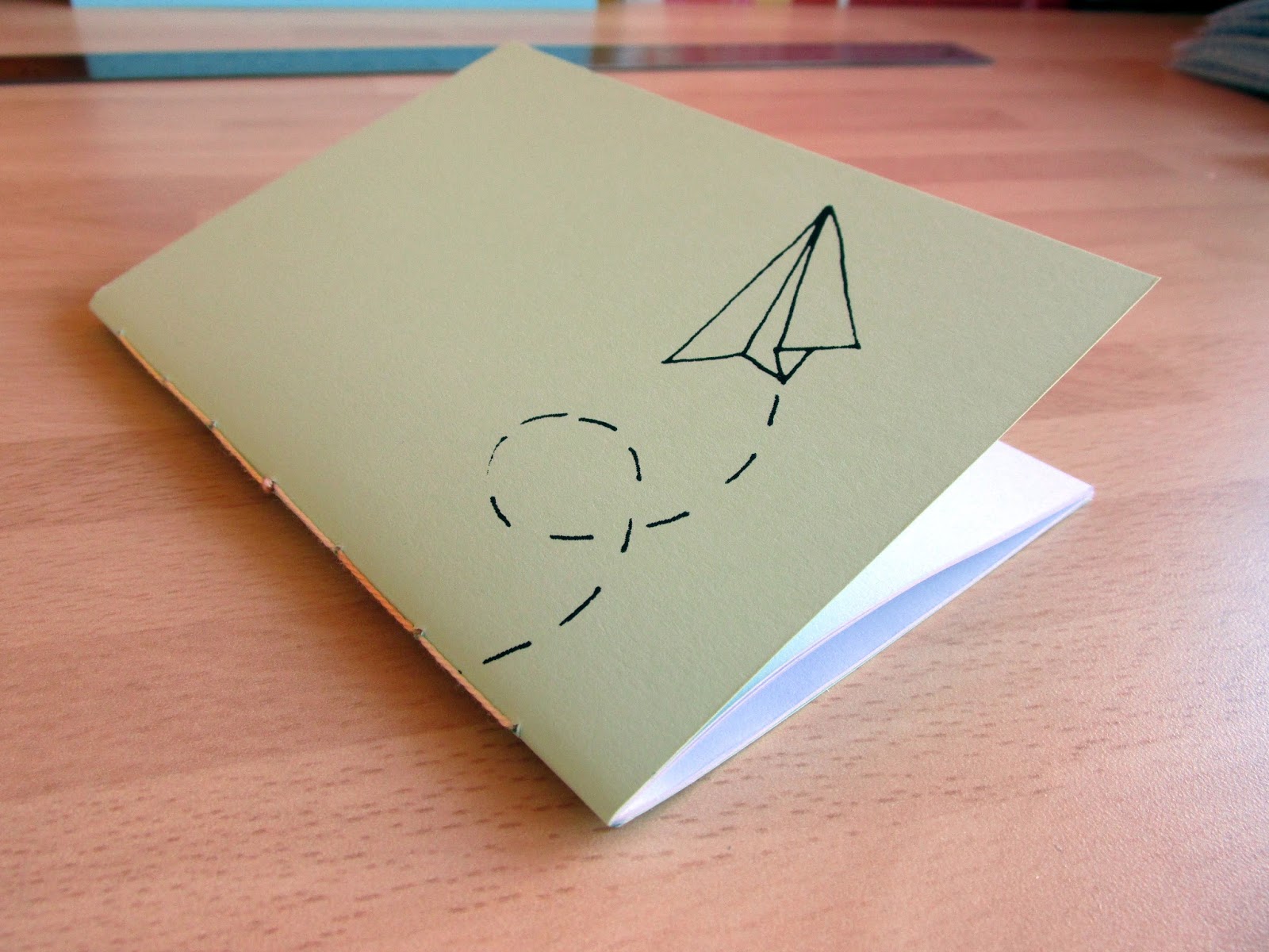 Simple paper airplane image