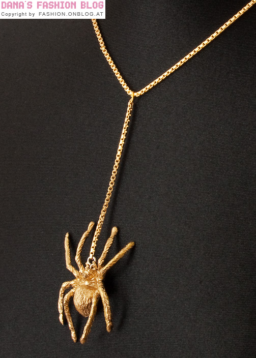 diy spider necklace 3