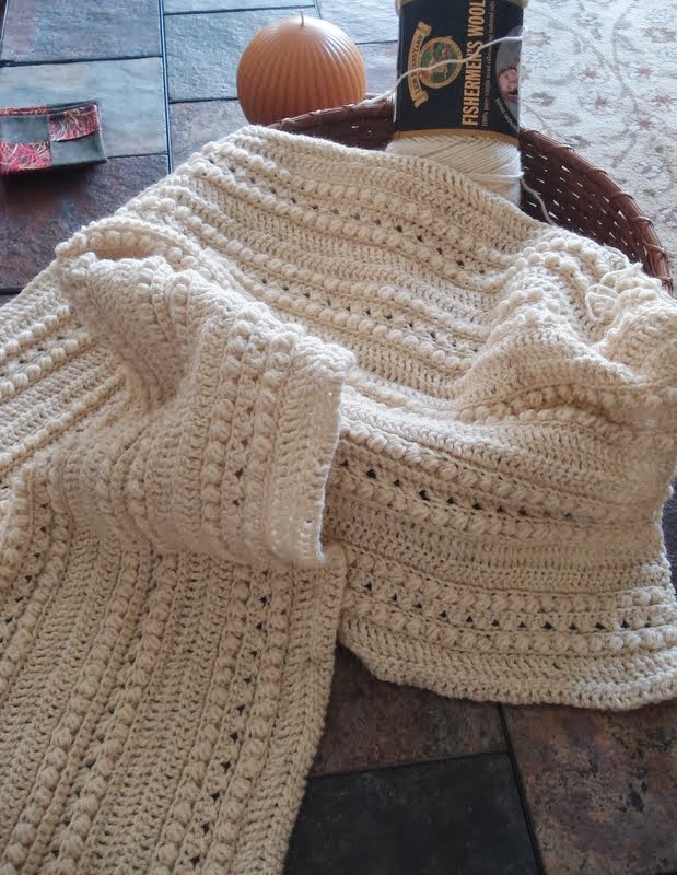 KT Krafts My New Aran Afghan