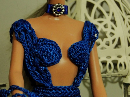 Como Fazer Vestido Longo de Crochê Para Boneca Barbie - Saia Parte 1 - Com  Pecunia Milliom Crochê 