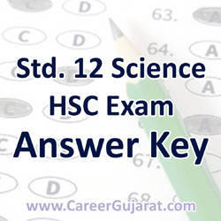 GSEB HSC Science Exam March 2020 Answer Key 