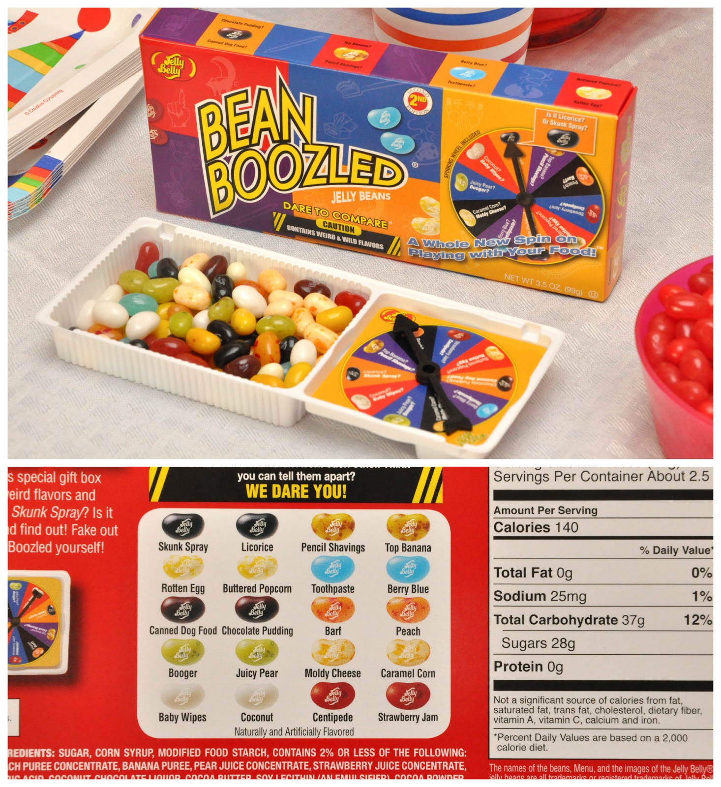 Rainbow Jelly Bean Birthday Party Ideas - via BirdsParty.com