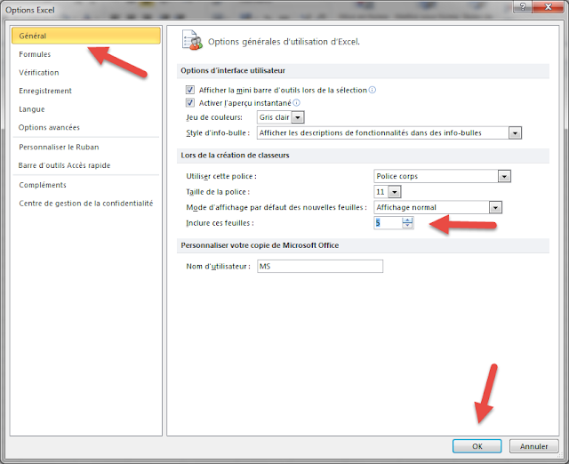 Modifier nombre de feuille lors du demarrage http://formations-excel.blogspot.com/