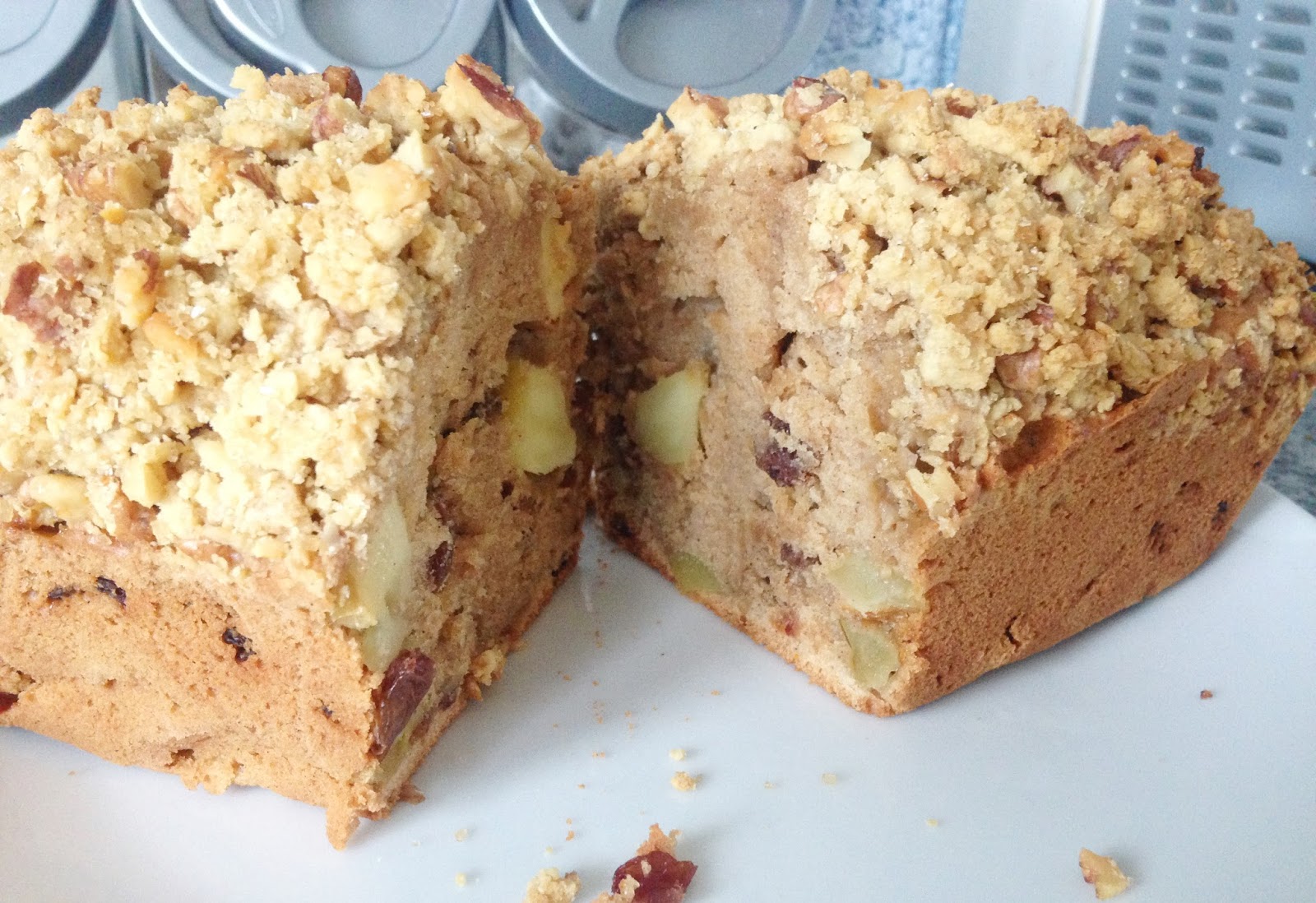Freckled Elle Apple, Raisin, Cinnamon, & Walnut Crumble Loaf
