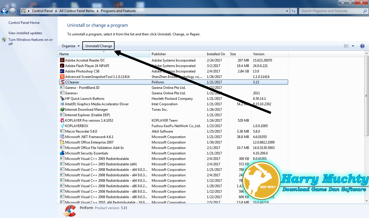 Cara Uninstall Program Atau Aplikasi Di Komputer HarryMuchty