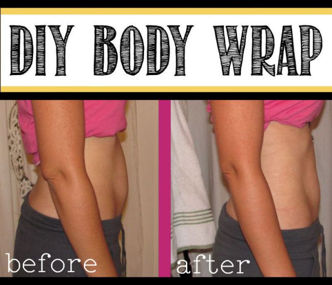 DIY Body Wrap Lose up to 1 inch over night! Handy DIY