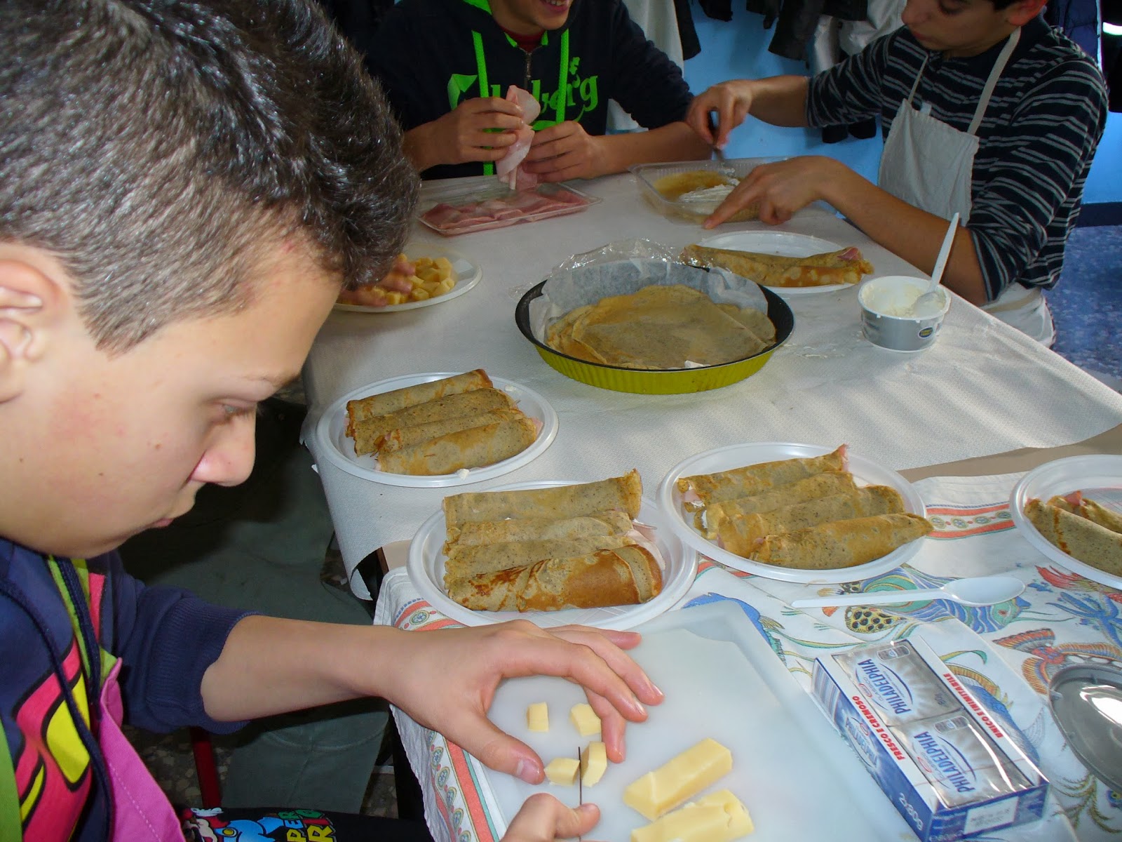 Terza A Laboratori interattivi GALETTE FORMAGGIO E PROSCIUTTO E