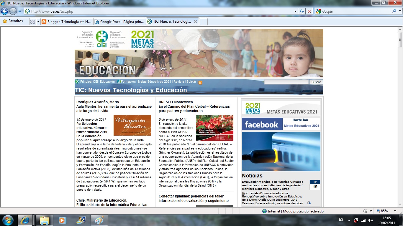 Teknologia eta Hezkuntza: Gaiari buruzko beste blog interesgarriak