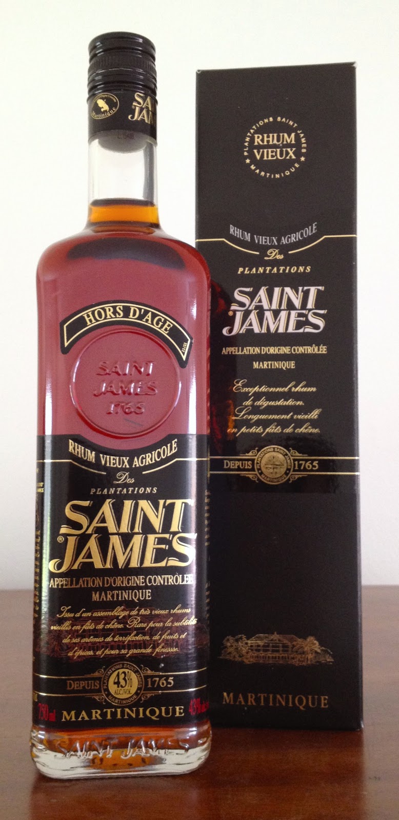Chemistry of the Cocktail Rhum Agricole Review Saint James Hors d'Âge